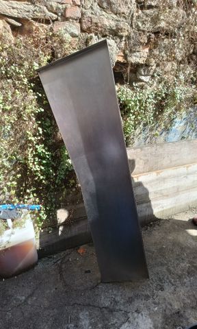 Lot de 5 étagères murales en inox. 135 X 37, 100 x 37, 200 X 31, ...
