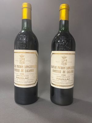 deux bouteilles de vin posées l'une à côté de l'autre sur une table
