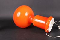 Lampe vintage en verre orange. Années 1970 (H : 35 cm) (photo 3)