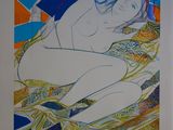 une image d'un tableau représentant une femme allongée sur un lit