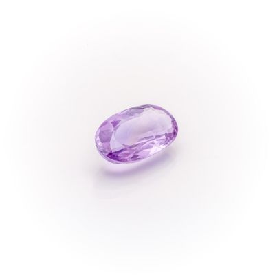 a purple amethe gems on a white background