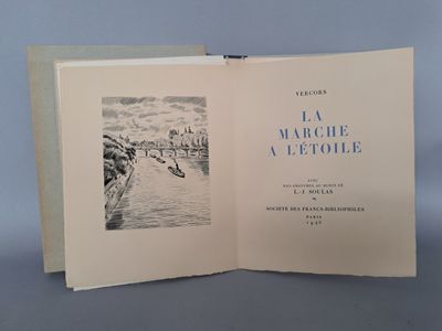 un livre ouvert sur lequel figure l'image d'un homme dans un bateau
