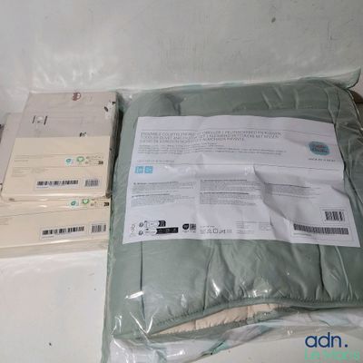 a package of pillows and a pillow case sitting on a table
