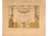 une vieille photo représentant un livre sur lequel figurent un homme et une femme