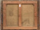 an image of a painting of a horse in a window frame