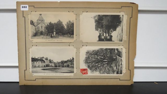 Jarnages : Lot de 8cpa. B.E. général.