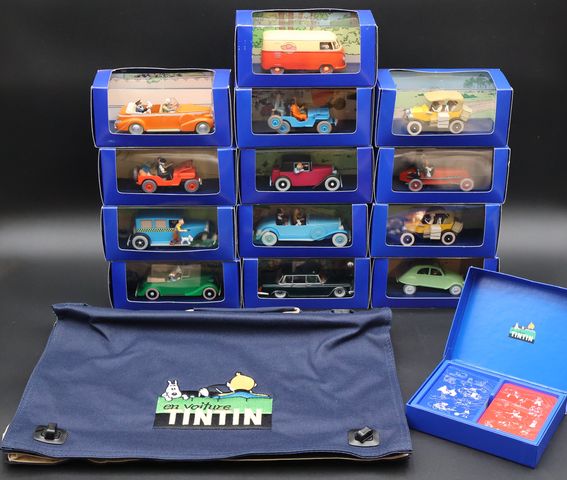Editions ATLAS : 13 véhicules des Aventures de Tintin, un lot de ...