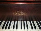 une image d'un piano posé dans une pièce