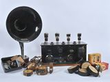 many different types of electronics that are sitting on a table