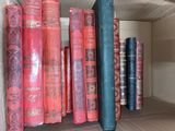 a lot of books that are sitting in a box