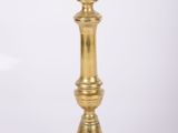 brass candle holder on a white background with a white background