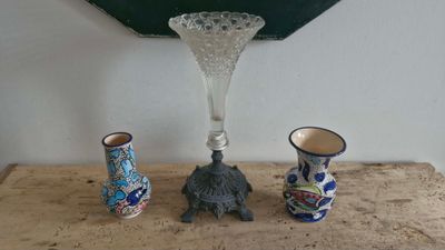 Lot de 3 anciens vases
