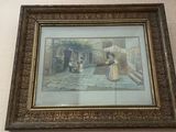 a picture of a painting hanging on the wall