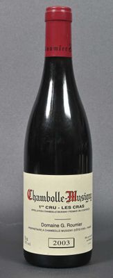 a bottle of wine that is sitting on a table