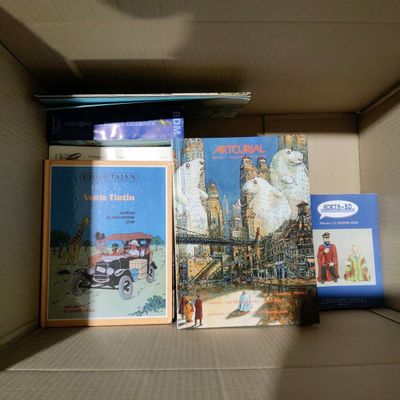 Lot de documentations sur la bande dessinée : catalogues de …