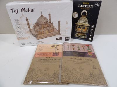 une boîte sur laquelle figure une image du Taj Mahal