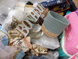 a pile of items that are in a box
