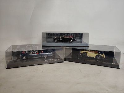 MINICHAMPS : Série de 3 véhicules miniatures en boîte d'orig…