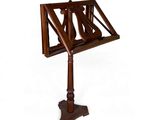 an image of a wooden music stand on a white background