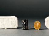 three different types of soaps are shown on a gray surface