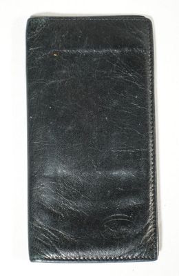 ROYAL Portefeuille en cuir noir