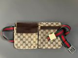 guccissi fanny bag with belt