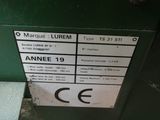 a label on a machine that says marque lurem