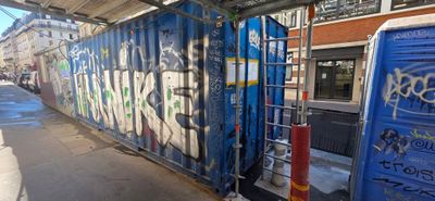 1 Contener Metallique DE Stockage Prevoir Demontage ET Isola…