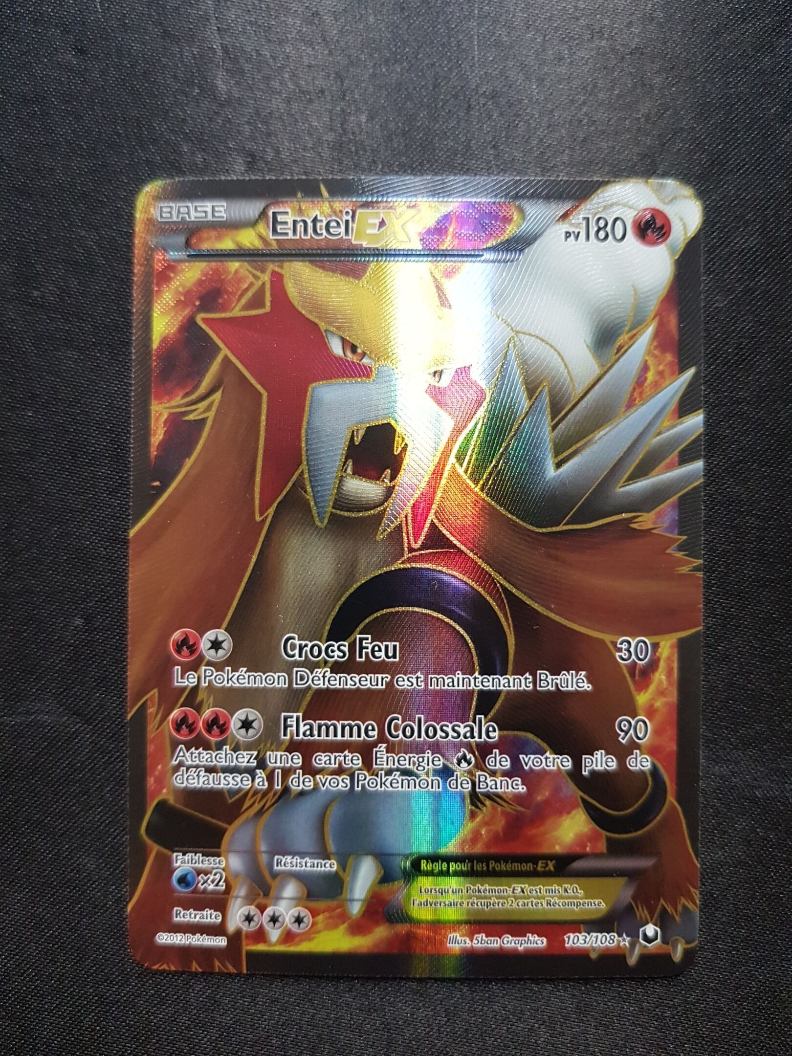 NOIR ET BLANC Explorateurs obscurs - Entei EX FA 103/108 - N…