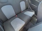 un chien assis sur la banquette arrière d'une voiture
