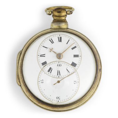 an antique pocket watch with roman numerals and roman numerals on the dial
