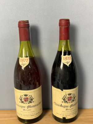2 bouteilles de CHASSAGNE MONTRACHET, Morgeot, Veuve Louis N…