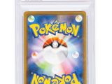 pokemon trading card with a card holder and a card holder