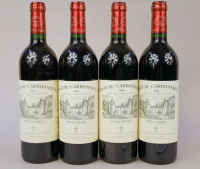 4 Bouteilles de Château Carbonnieux, Pessac Leognan, Grand C…