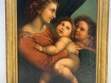 an image of a painting of a woman holding a child