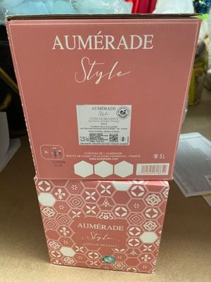 3 bib de 5L aumerade style côtes de provence 2024 - matériel à l'étude - Photo 1