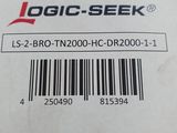 a close up of a box with a barcode on it