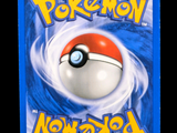 a picture of a pokemon card with a red and white ball on it