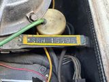 a close up of the engine of a car