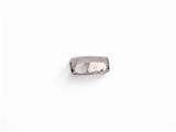 an image of a faceted grey diamond on a white background