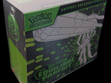 a box that has a paper model of a spaceship on it
