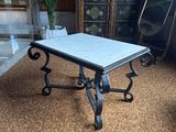wrought iron coffee table with marble top for sale in los angeles, ca