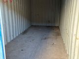 a large container that has a door in it