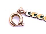 an image of a close up of a bracelet with a clasp on it