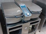 a machine that is sitting on a counter in a kitchen