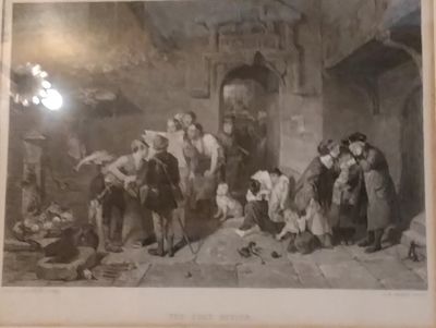 Deux gravures "The post office"