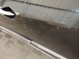 a close up of a door handle on a car
