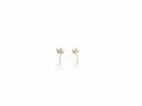 une paire de boucles d'oreilles posée sur une table