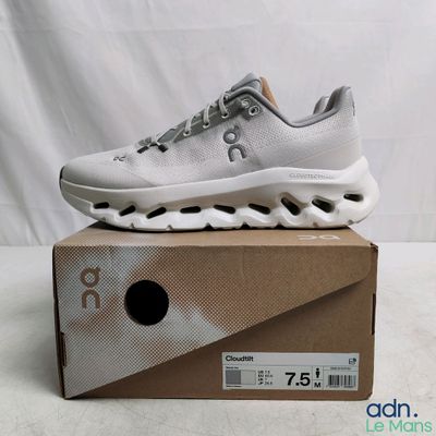 Chaussures de course pour homme « On Cloud » en blanc et gris