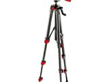 a tripod with a camera on top of it on a white background